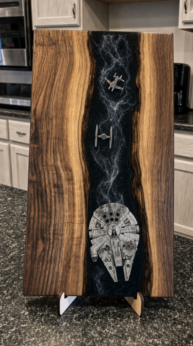 Star Wars Resin Cutting Board